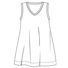 Fashion sewing patterns for Nightgown 7551